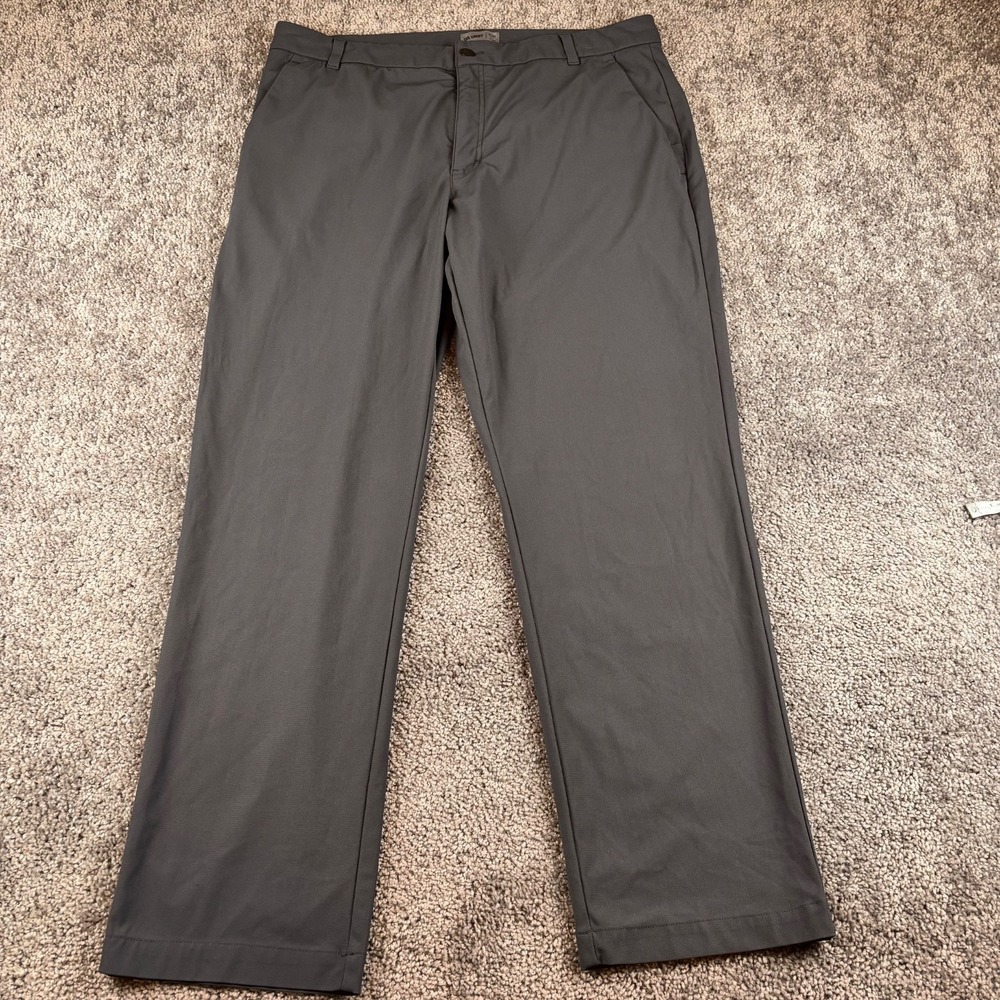VRST Pants Mens Limitless 4 Way Stretch 38x30 (34x28) Gray Golf Athleisure Chino